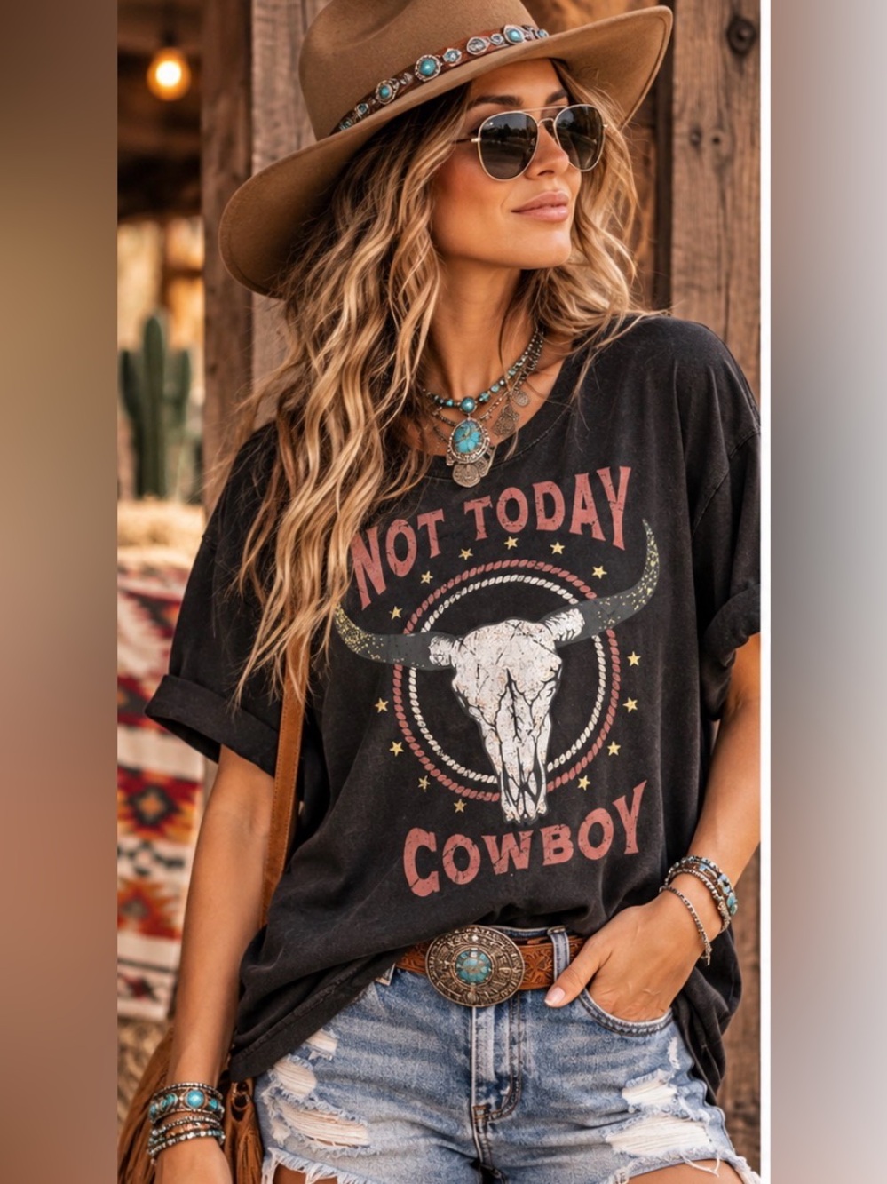 Idyllwind fueled by Miranda Lambert “Not Today Cowboy” Western Graphic Tee